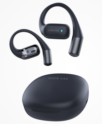 6ZS,Headphones, Bluetooth 5.3 Earphones Stereo Sound, Wireless Headphones, Type-C Charging, HD Clear Calls, Touch Control, IPX5 Waterproof Open Ear Earbuds,Black Visit the Monster Store