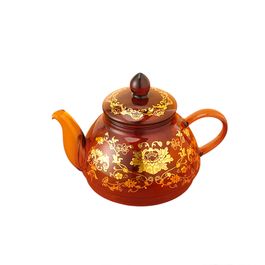 繁华似锦玻璃字母壶套装