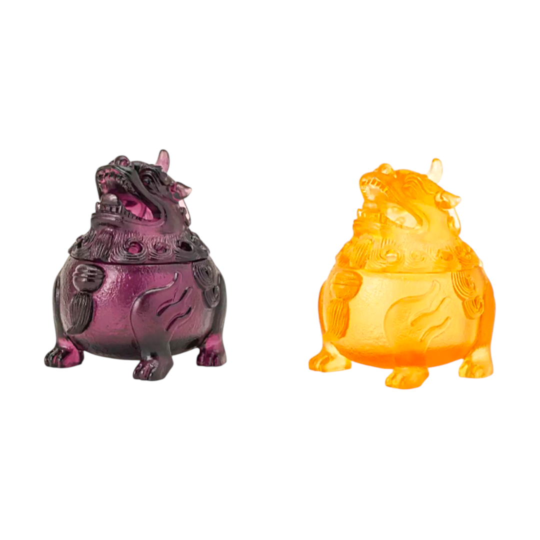 瑞兽端琉璃香炉