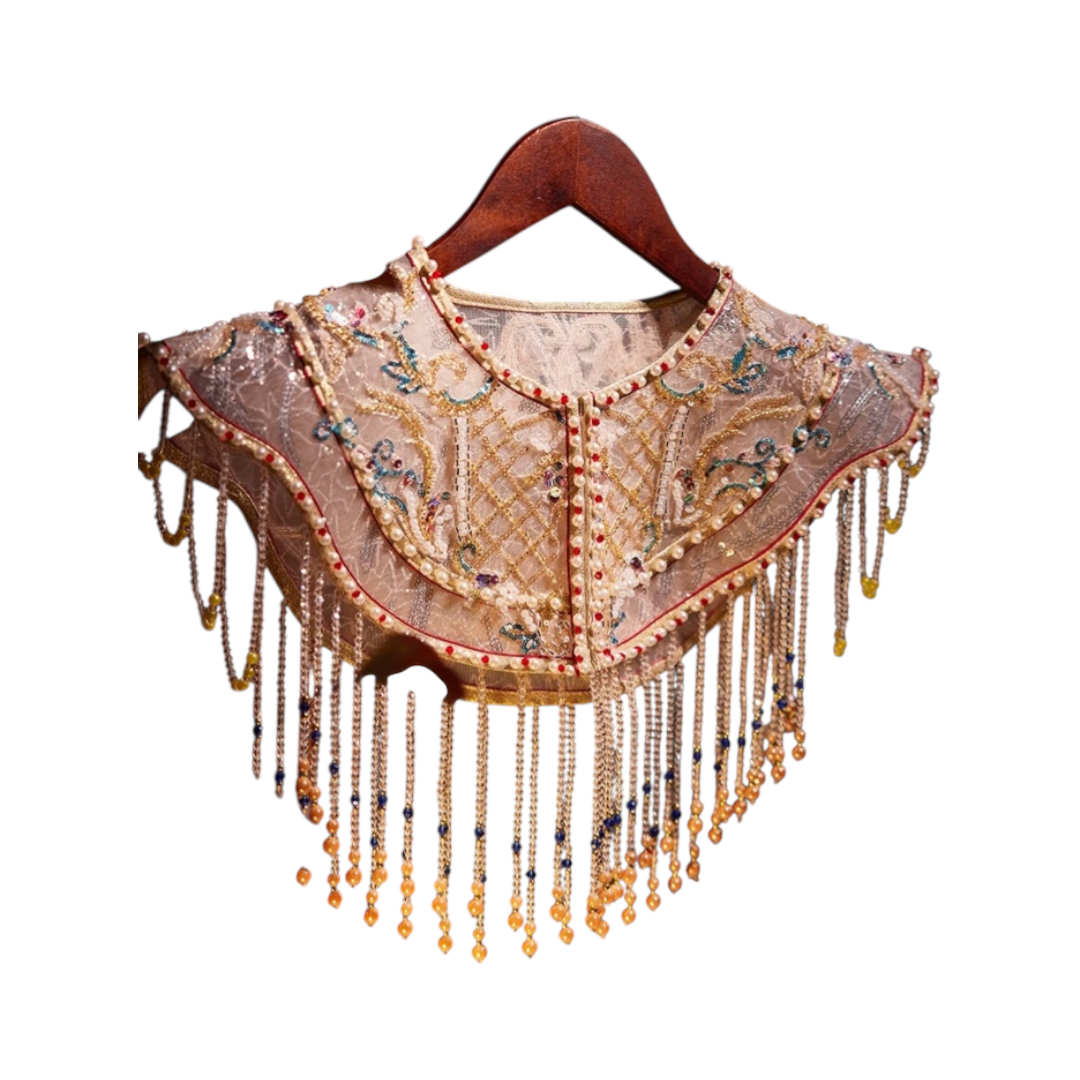 Handmade robe with exceptionally long tassels