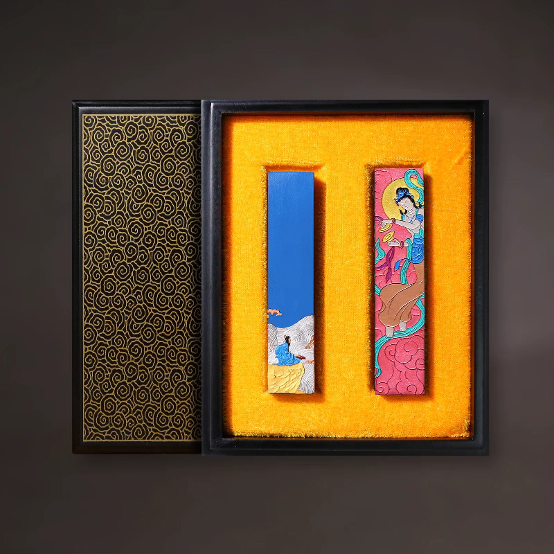 桐烟徽墨墨条套装事事如意/飞天赐福