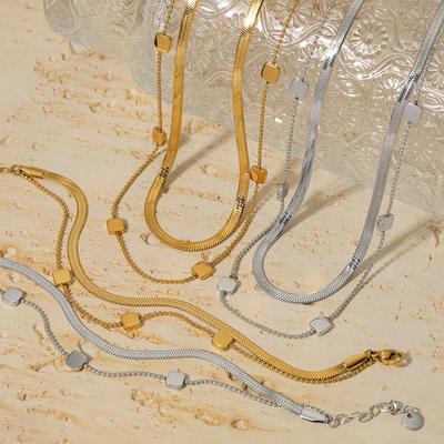 Minimalist Double Layer Necklace