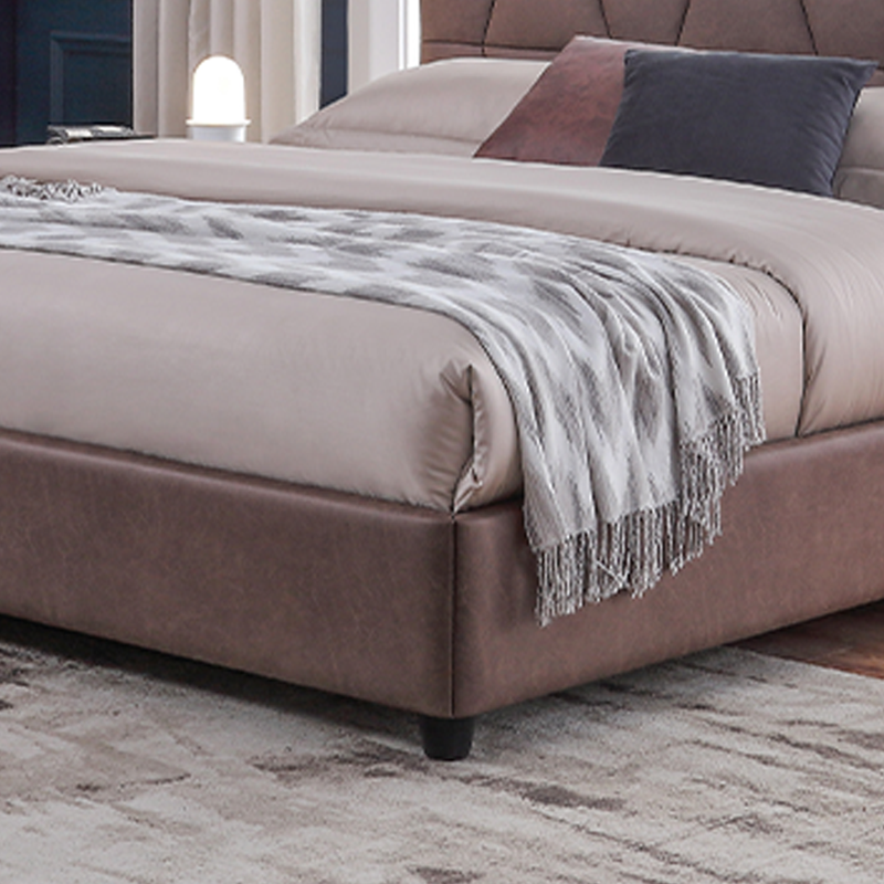 Twin Slatless Fabric Bed - Solid plywood base and even weight distribution