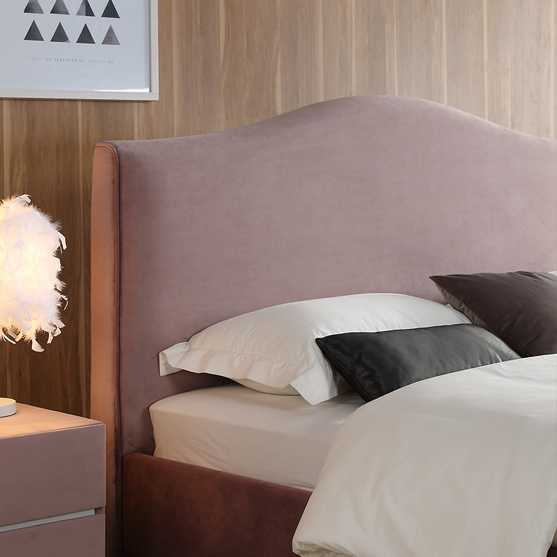 Minimalist Fabric Platform Bed – Low Profile Design – Anti-Slip Feet