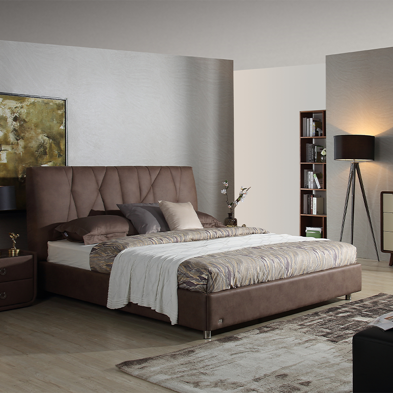Minimalist Fabric Platform Bed – Low Profile – Sturdy Construction