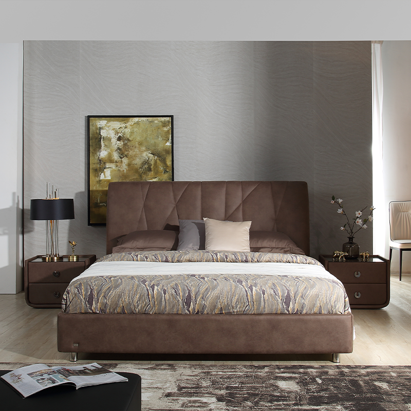 Minimalist Fabric Platform Bed – Low Profile – Sturdy Construction