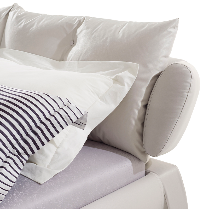 Simple Fabric Bed Frame – Neutral Beige