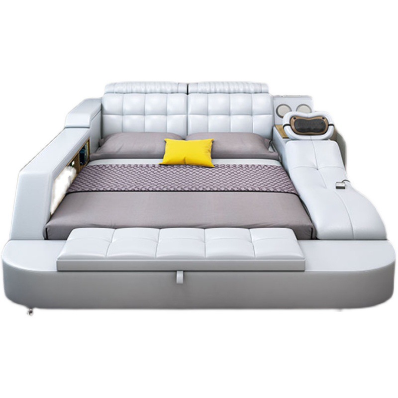 Smart Faux Leather Convertible Bed
