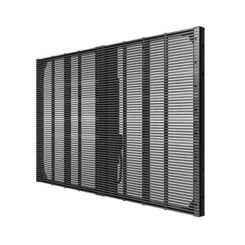 P3.91-7.82 Outdoor Transparent Mesh Module Display 1000*500mm LED Transparent Glass Advertising Screen