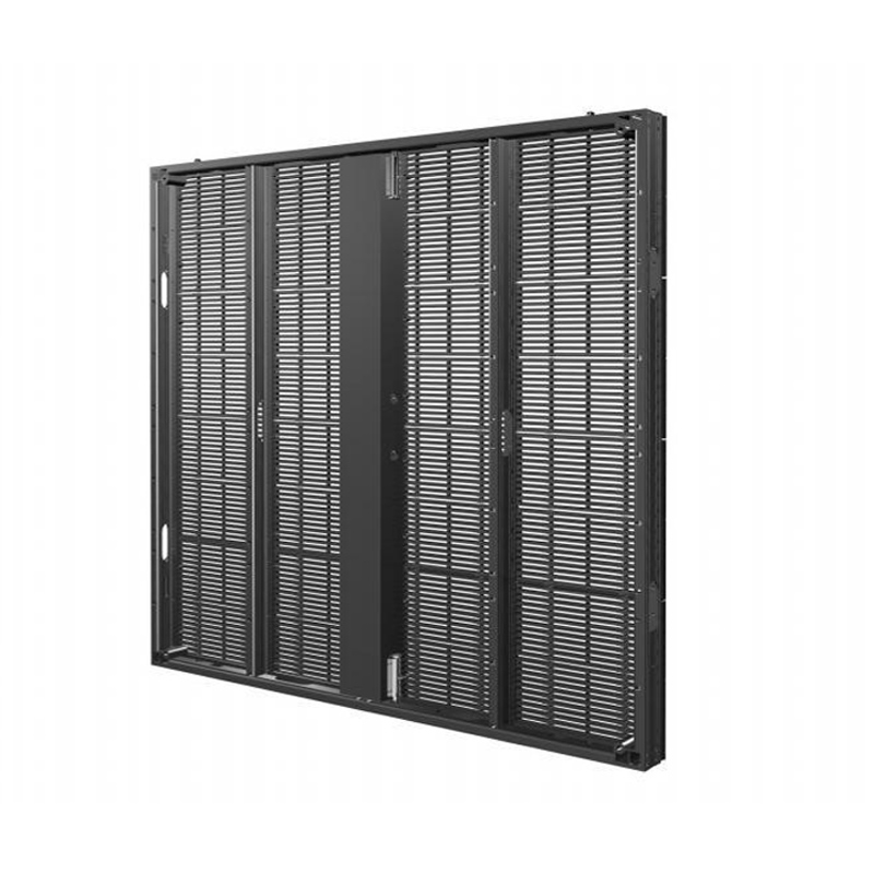 P5.2-10.42 Outdoor Transparent Mesh Module Display 1000*1000mm LED Transparent Glass Advertising Screen