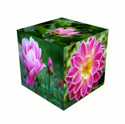 P2 Rubik's Cube Display Shaped 3D LED  6-Sided Indoor and Outdoor Shop Signs for Advertising