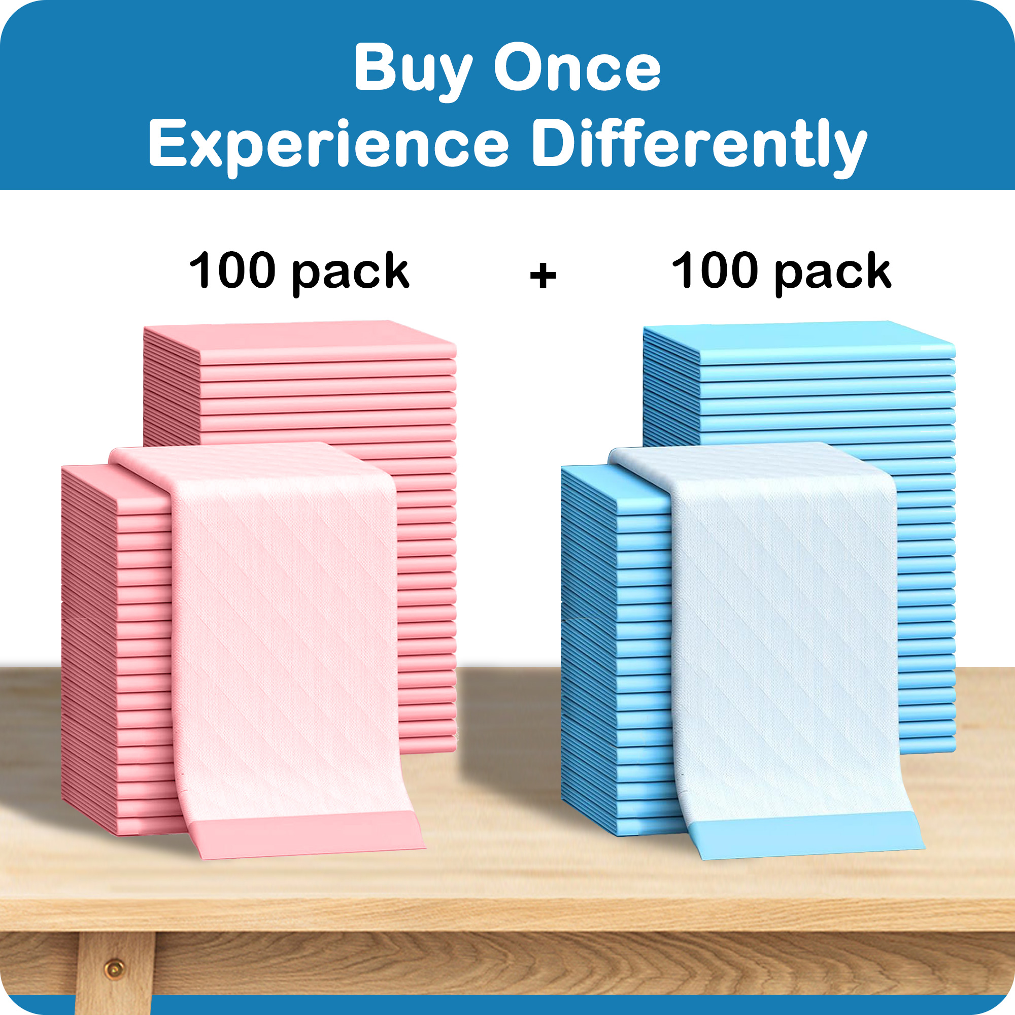 200 PACK - Pink&Blue