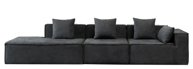 Noble concubine style tofu block sofa