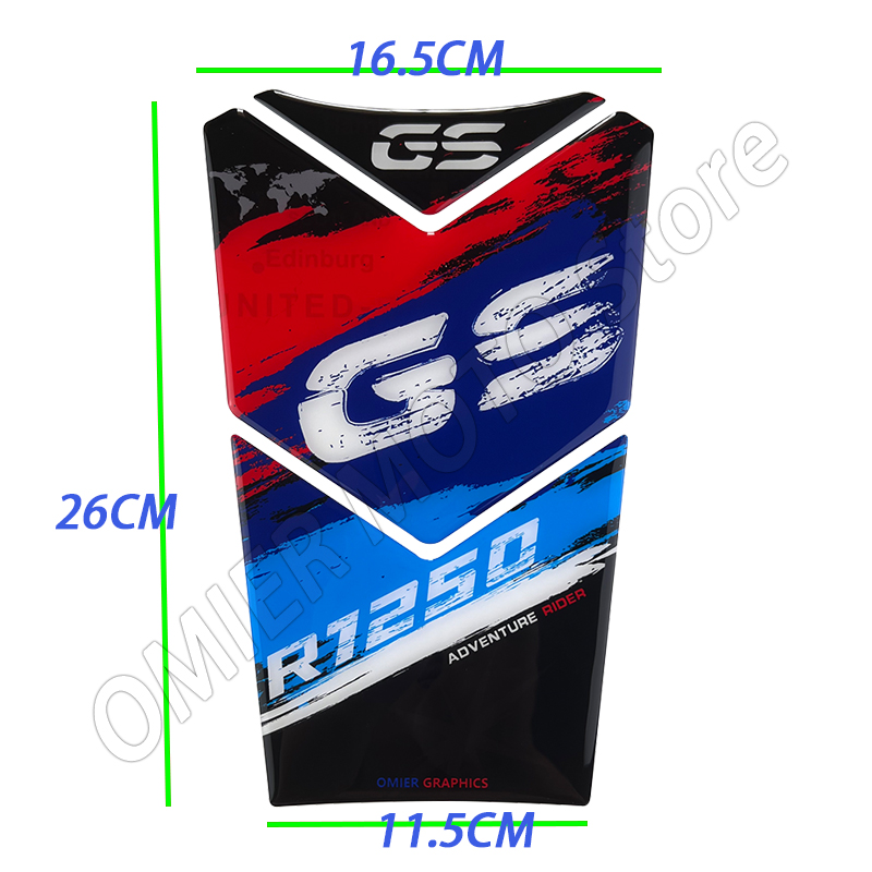 3D Motorcycle Fuel Tank Pad Sticker Protector For BMW Motorrad R1250GS R1250 GS R 1250 GS ADV Adventure