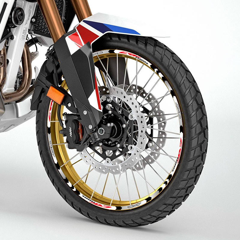Motorcycle Accessories Wheel Hub Stripes Sticker Rim Reflective Decals For HONDA CRF1100L Africa Twin crf 1100i