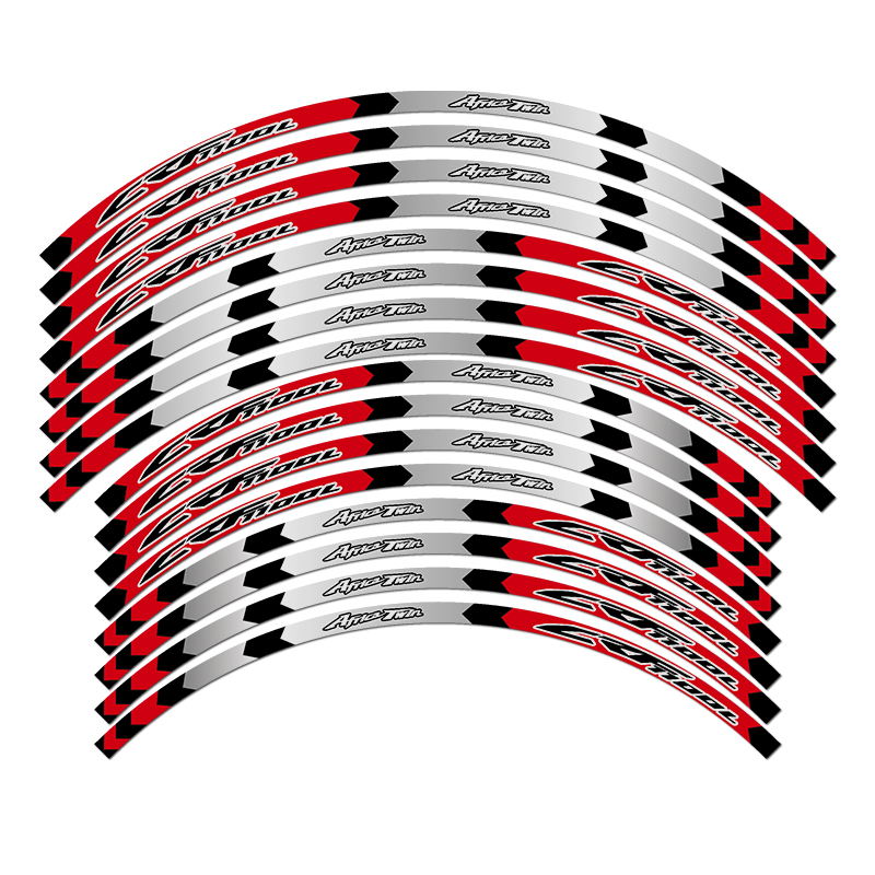 Motorcycle Accessories Wheel Hub Stripes Sticker Rim Reflective Decals For HONDA CRF1100L Africa Twin crf 1100i