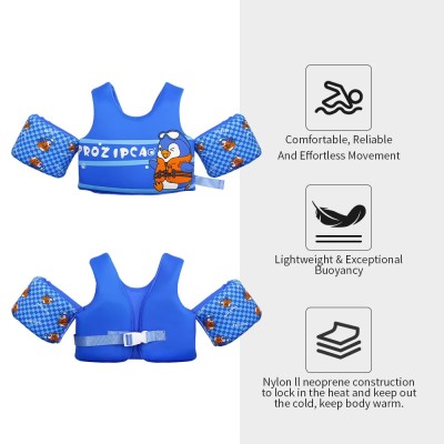 Custom Cartoon Kids Life Jacket Swim Vest