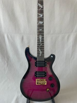 High Quality Electric Guitar,Rosewood Body,Quilted Maple Top, Bat Inlaid Fingerboard