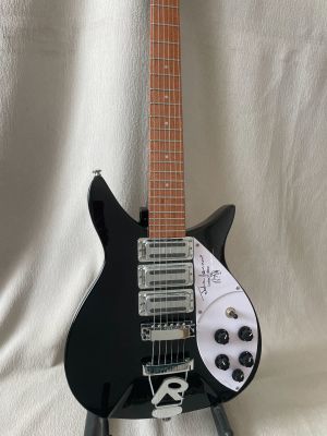 High Quality 325 Electric Guitar With R Tail Bridge 3 Pickups Black Color 6 And12 String