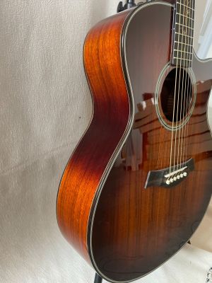 41 Inch K24 Acoustic Guitar All Koa Wood Cutaway Body Ebony Fingerboard Electric Guitar