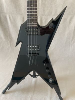 OEM 6 Strings Dimebag Razorback Electric Guitar Black Mahogany Body