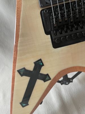 6-String D3 Southern Cross Dimebag Darrell Electric Guitar Flame Maple Veneer