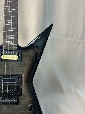 OEM Dimebag Darrell Stealth Electric Guitar Olive Green Flame Maple Veneer Floydrose vibrato