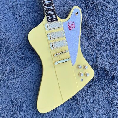 Custom Beige Firebird Electric Guitar Metal Guitar High Quality