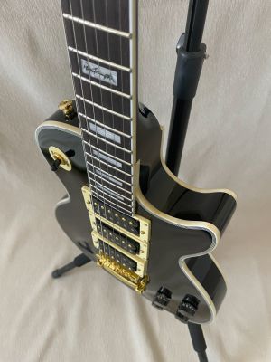 Classic Black Beauty LP Electric Guitar Rosewood Fingerboard Gold-Tone Hardware