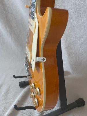 Classic LP Electric Guitar Chrome Plated Hardware P90 Pickup Gold Finish