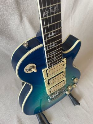 6-String Fixed Bridge LP Electric Guitar Rosewood Fretboard Ace Frehley 3 Pickup Mahogany Body