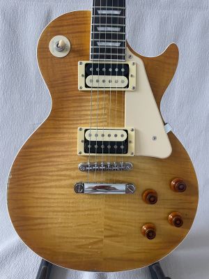 Custom LP Electric Guitar Surface Distressed Finish Mahogany Body Rosewood Fingerboard