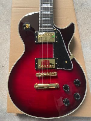 Custom LP Electric Guitars Rosewood Fingerboard Gold Hardware Red