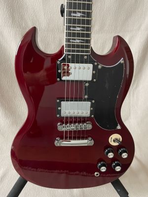 Custom OEM Factory SG Model G400 Wine Red 6 Stings Electric Guitar