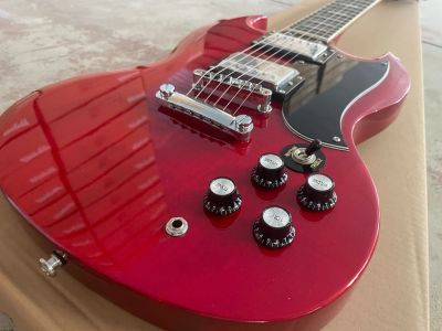 Custom OEM Factory SG Model G400 Red 6 Stings Electric Guitar Chrome Hardware Mahogany Body