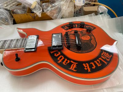 Wylde Odin Grail Gangrene Electric Guitar Mahogany Body Orange