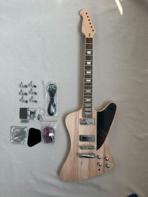 DIY Electric Guitar Kit Firebird Style Mahogany Body&Neck Rosewood Fingerboard 6String