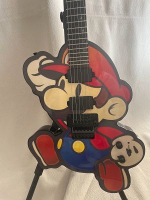 Custom Electric Guitar Super Mario Shape Tremolo System