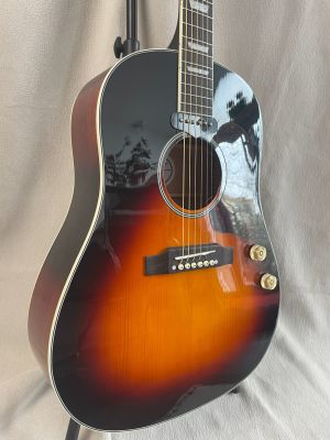 Fast Delivery J160 Acoustic Electric Guitar Solid Wood Bone Nut/Saddle In Sunburst J160E