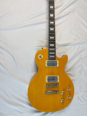 LP Electric Guitar Matte Maple Tune-O-Matic Bridge Fret Binding One Piece Body