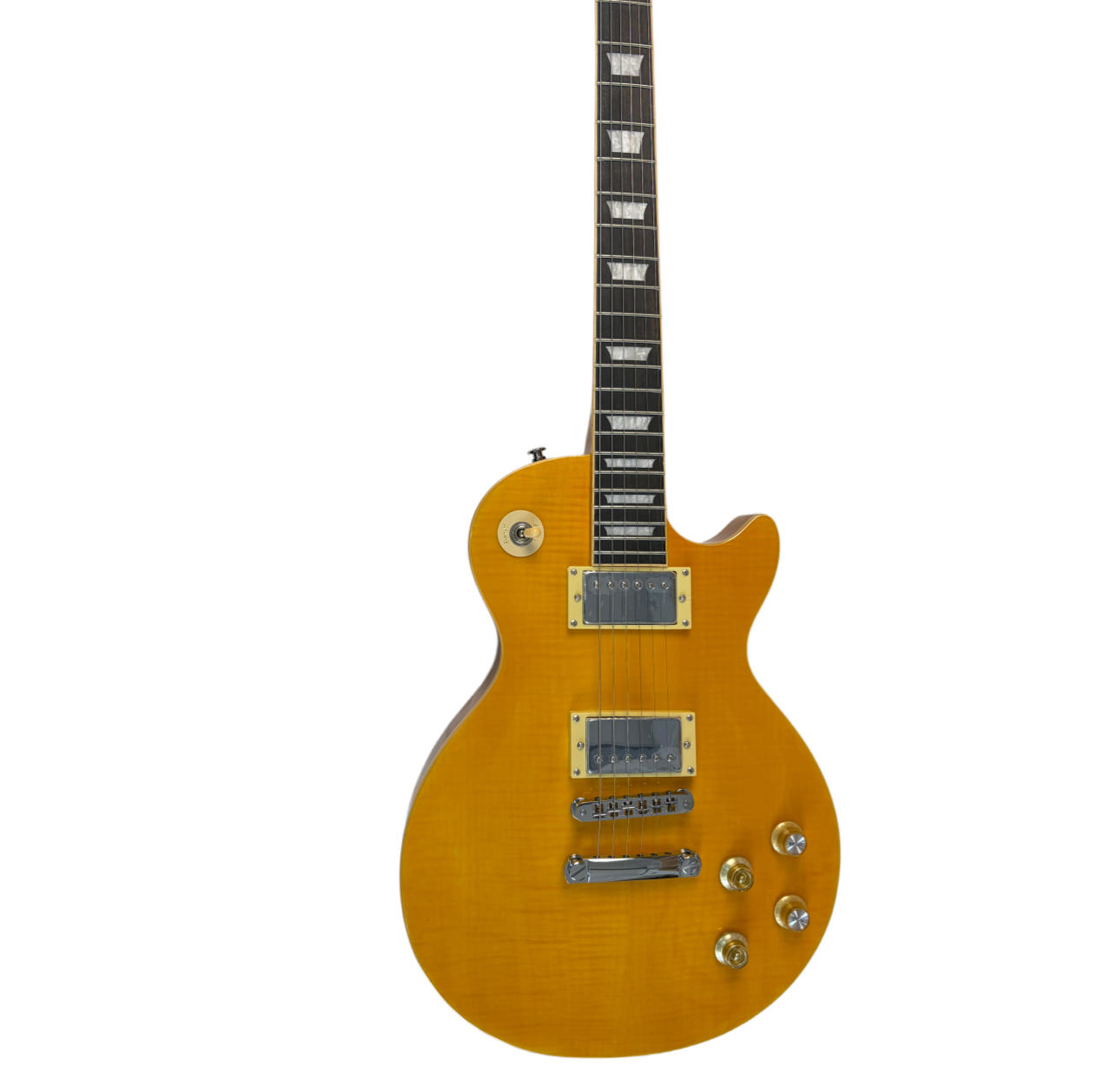 LP Electric Guitar Matte Maple Tune-O-Matic Bridge Fret Binding One Piece Body