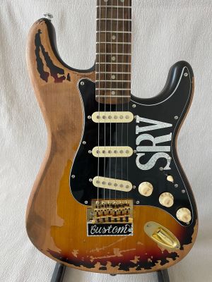 Custom Heavy Electric Guitar Alder Body Chrome Hardware Relic Finish