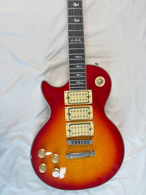 Left Hand LP Electric Guitar Ace Frehley Signature 3 Pickups Cherry Rosewood Fingerboard 6-String Fixed Bridge
