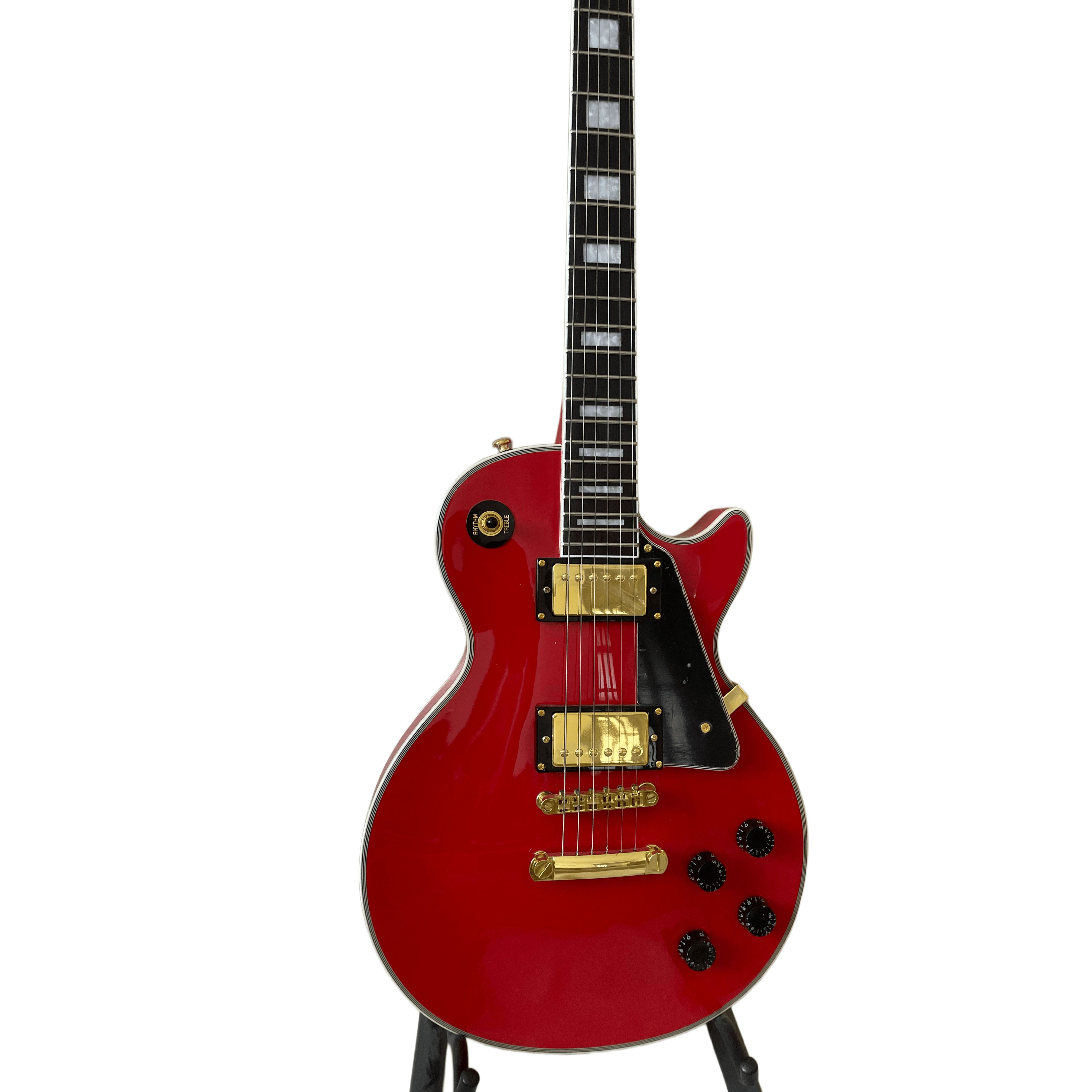 Classic Red LP Electric Guitar Gold Accessories Mahogany Body Rosewood Fretboard