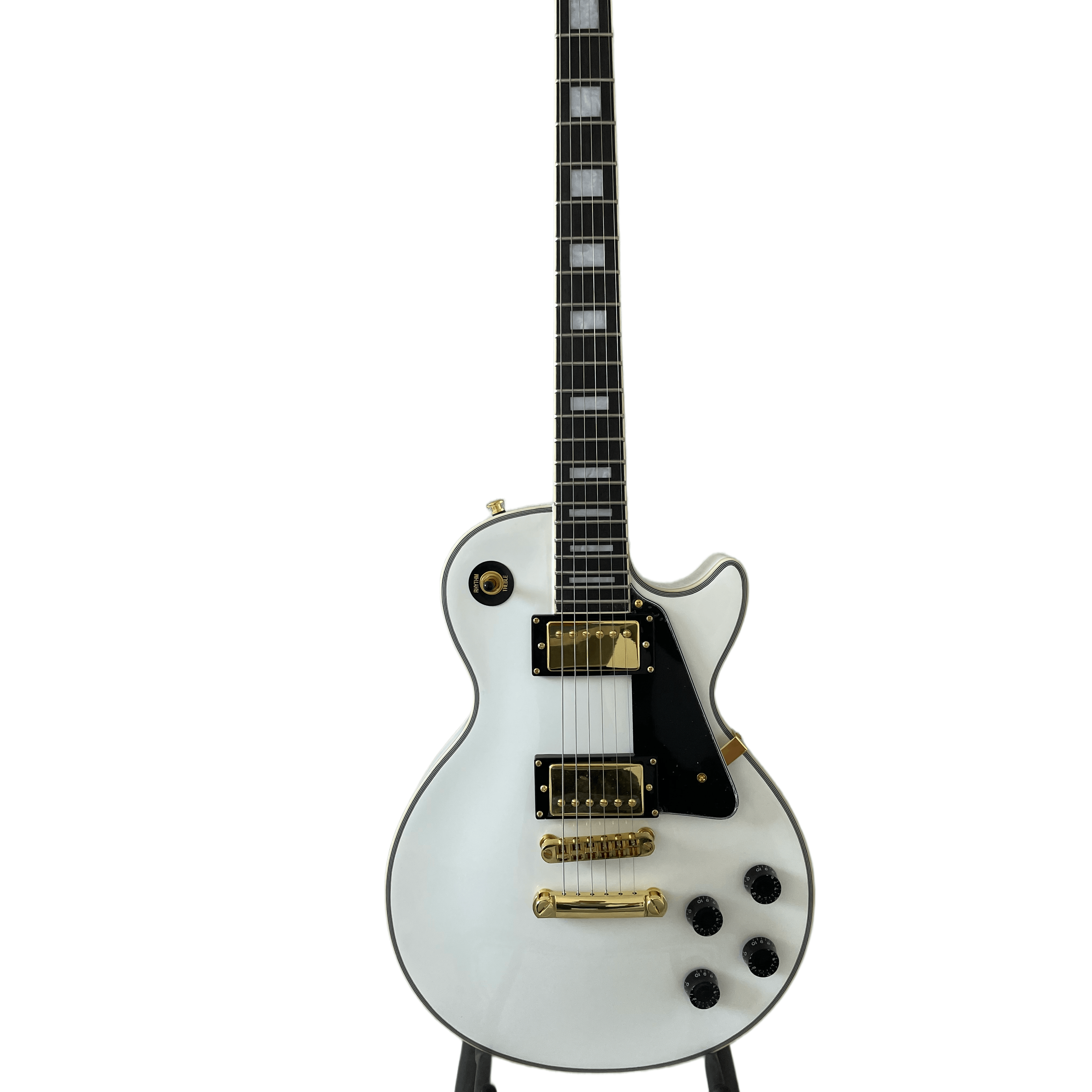 Classic White LP Electric Guitar With Rosewood Fretboard