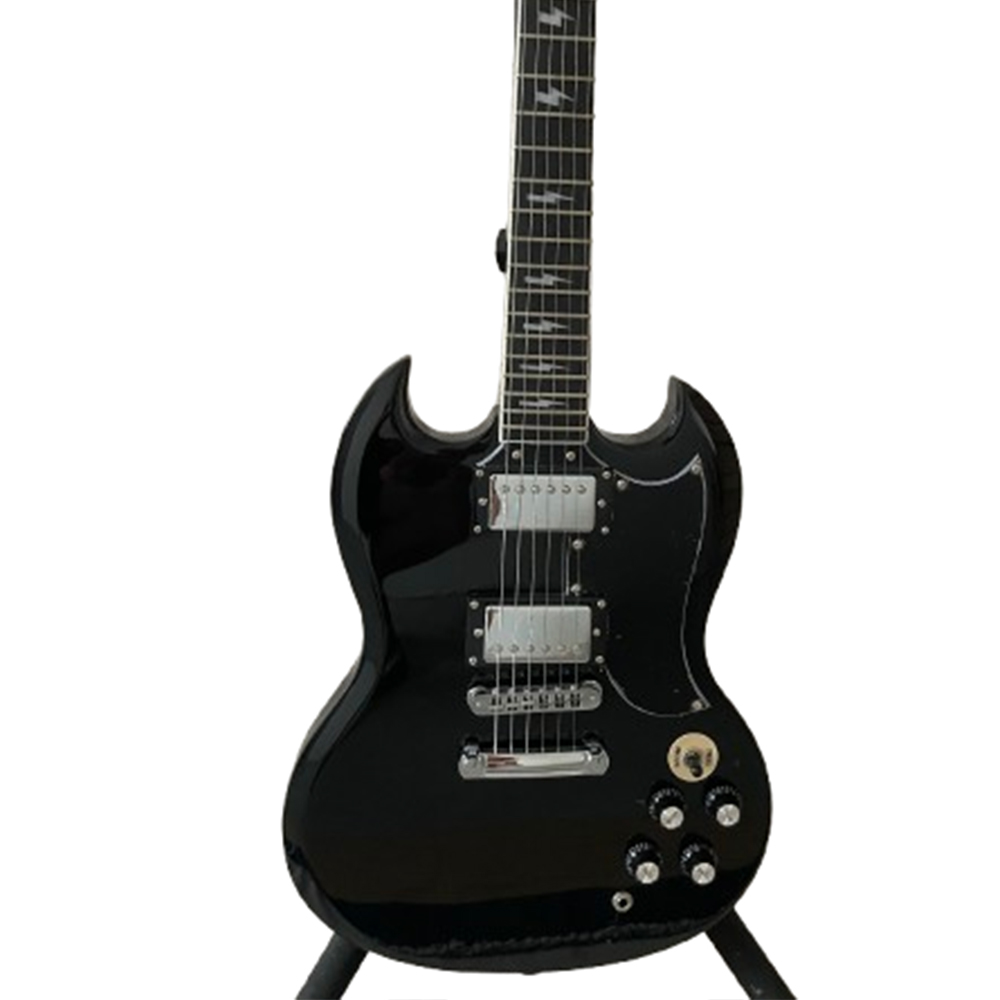 Custom OEM Factory SG Model G400 Black 6 Stings Electric Guitar