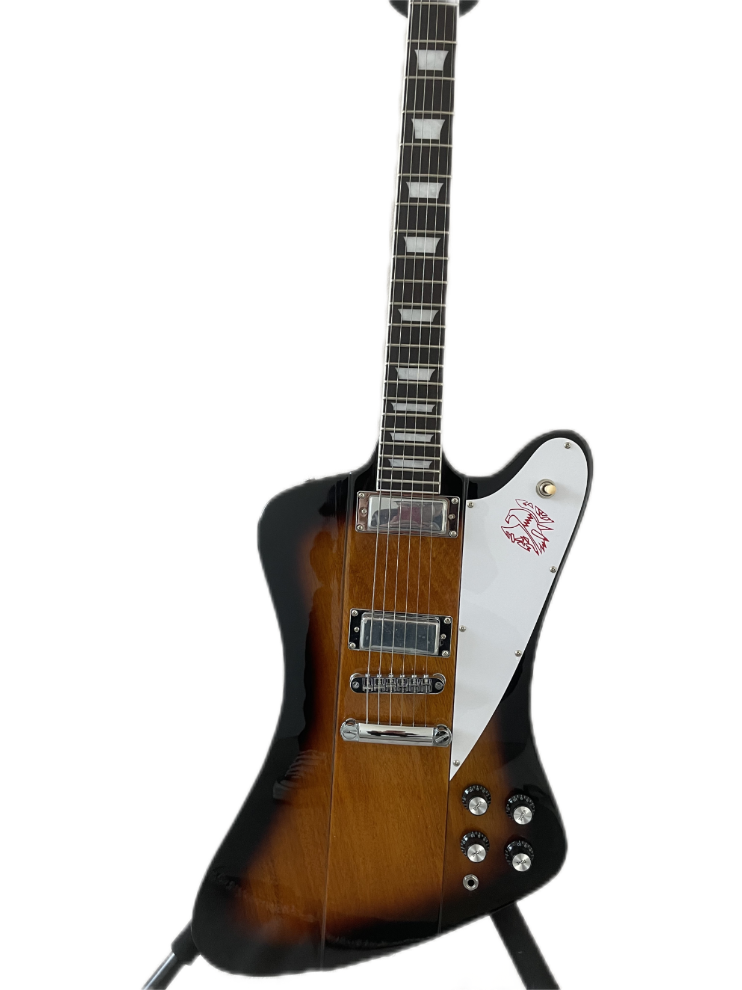 Custom 2 Pickups Firebird Electric Guitar Vintage Sunburst Rosewood Fingerboard