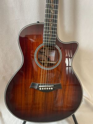 41 Inch K24 Acoustic Guitar All Koa Wood Cutaway Body Ebony Fingerboard Electric Guitar