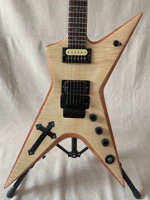 6-String D3 Southern Cross Dimebag Darrell Electric Guitar Flame Maple Veneer
