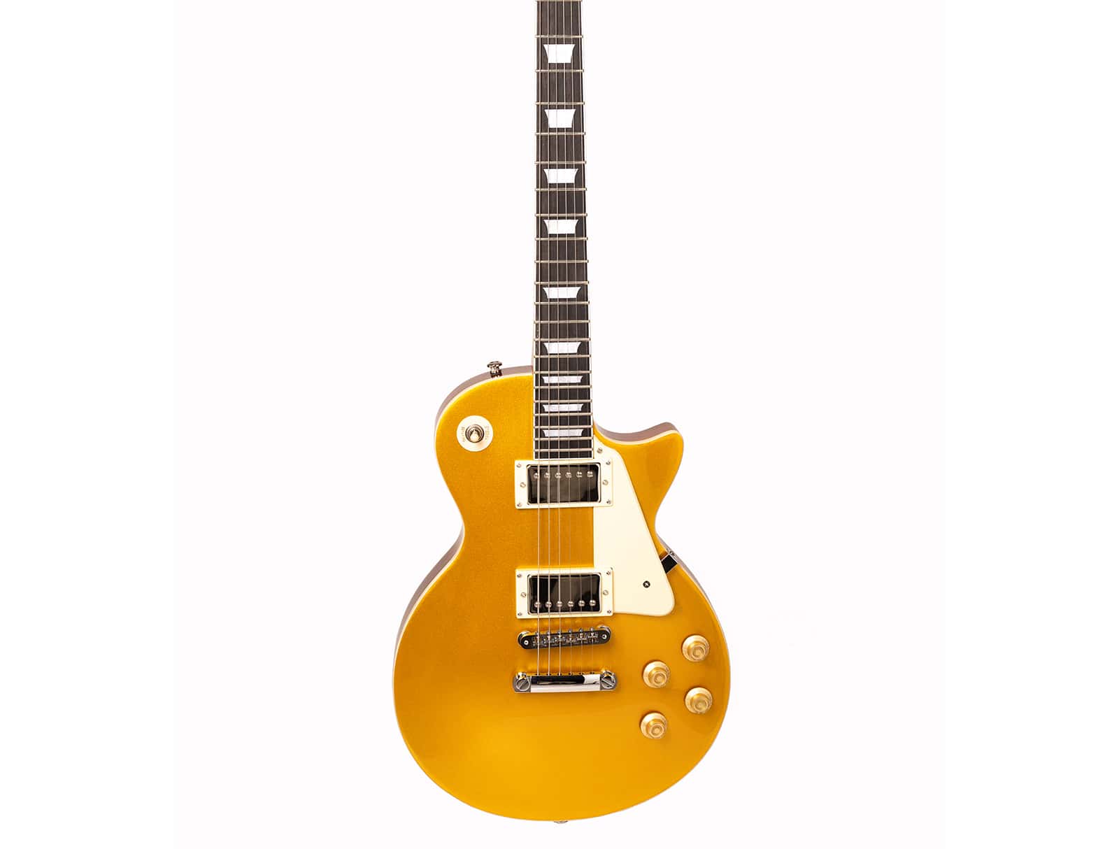 Maverick LP Electric Guitar Mahogany Body Chrome Hardware H-H Pickup Gold Top